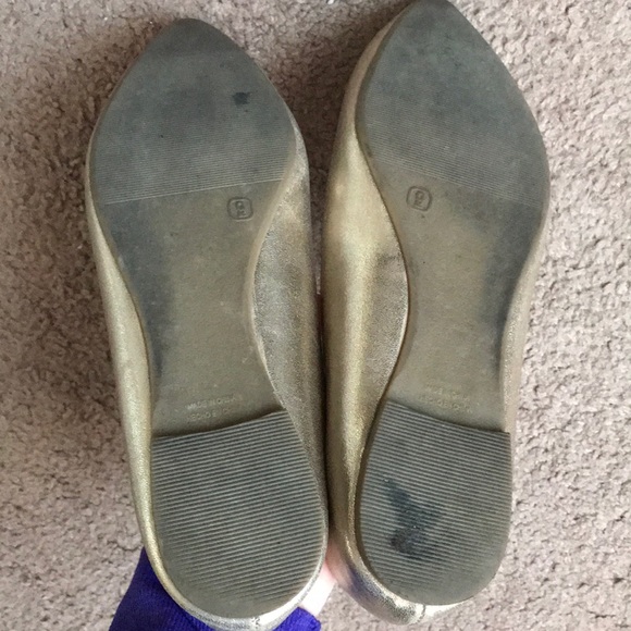 SOLDGold pointed flats sz 9 by Old Navy - Picture 4 of 5